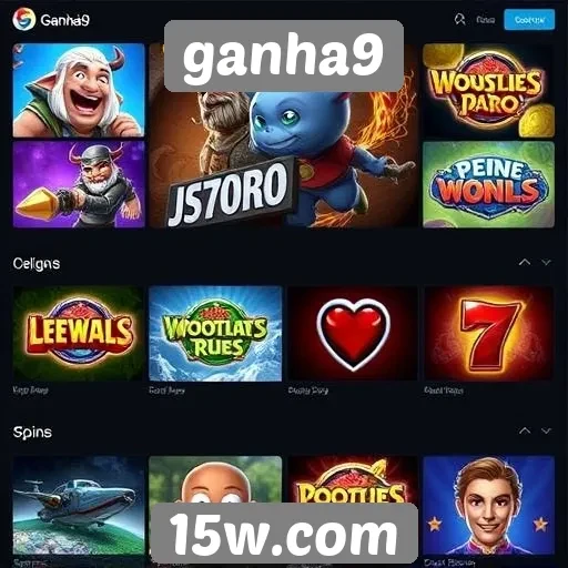 Análise de jogos populares no site Ganha9
